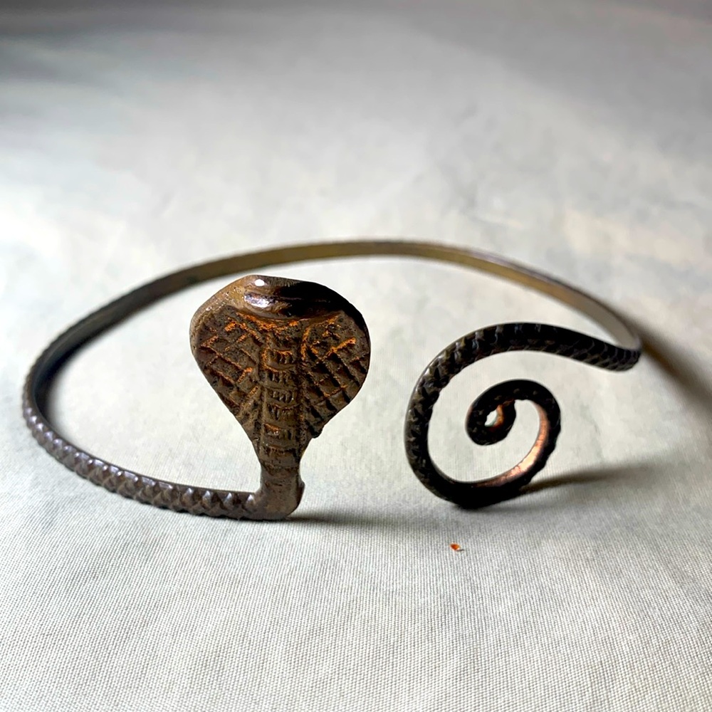 *3/$25 or 2/$20* Vintage Goddess Cobra Snake Upper Arm Cuff Bracelet